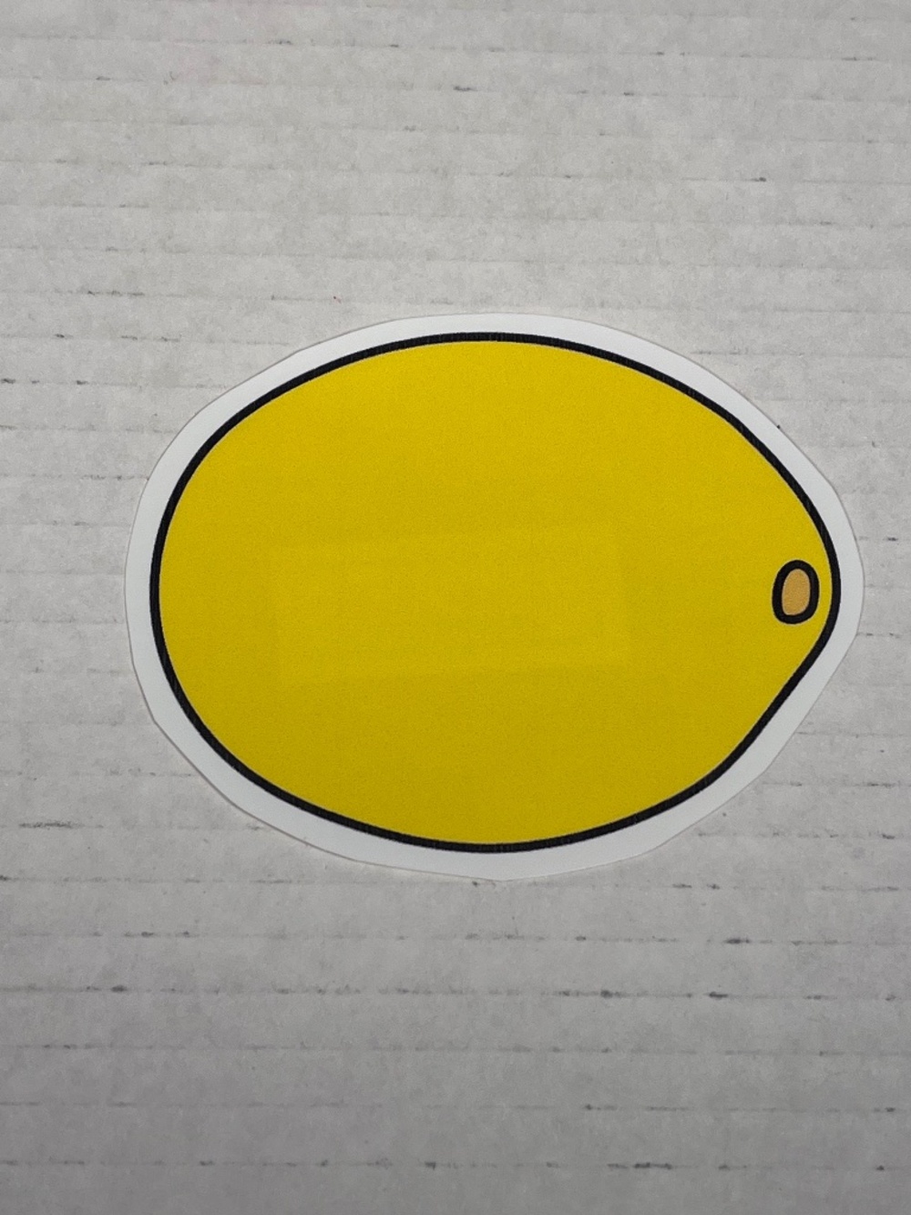 Lemon Vinyl Cut Sticker